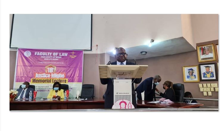 [Justice Idigbe Memorial Lecture] Justice Kanyip says Industrial Court will continue to promote Industrial harmony